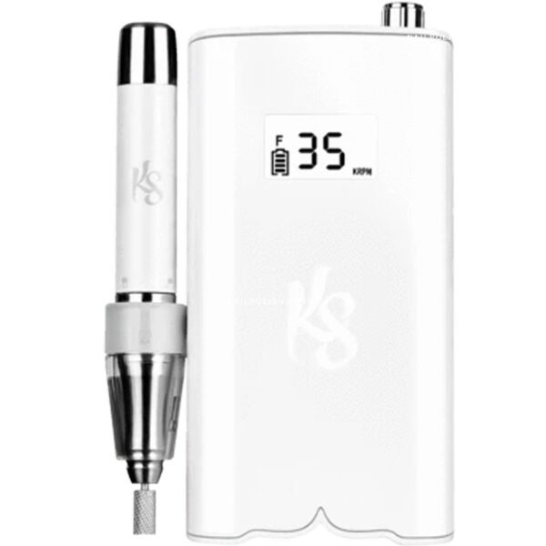 Kiara Sky Beyond Pro Rechargeable Nail Drill Machine - White (240V) (KSWHITEDRILL)